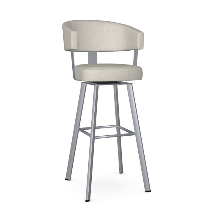 Grissom Swivel Spectator Stool -Upholstered