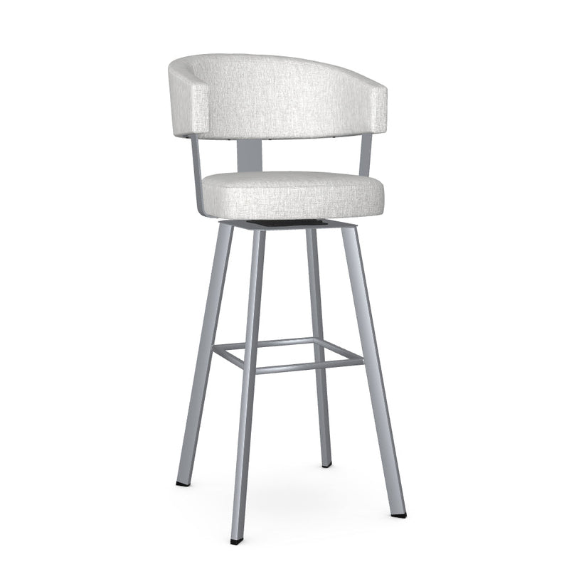 Grissom Swivel Spectator Stool -Upholstered