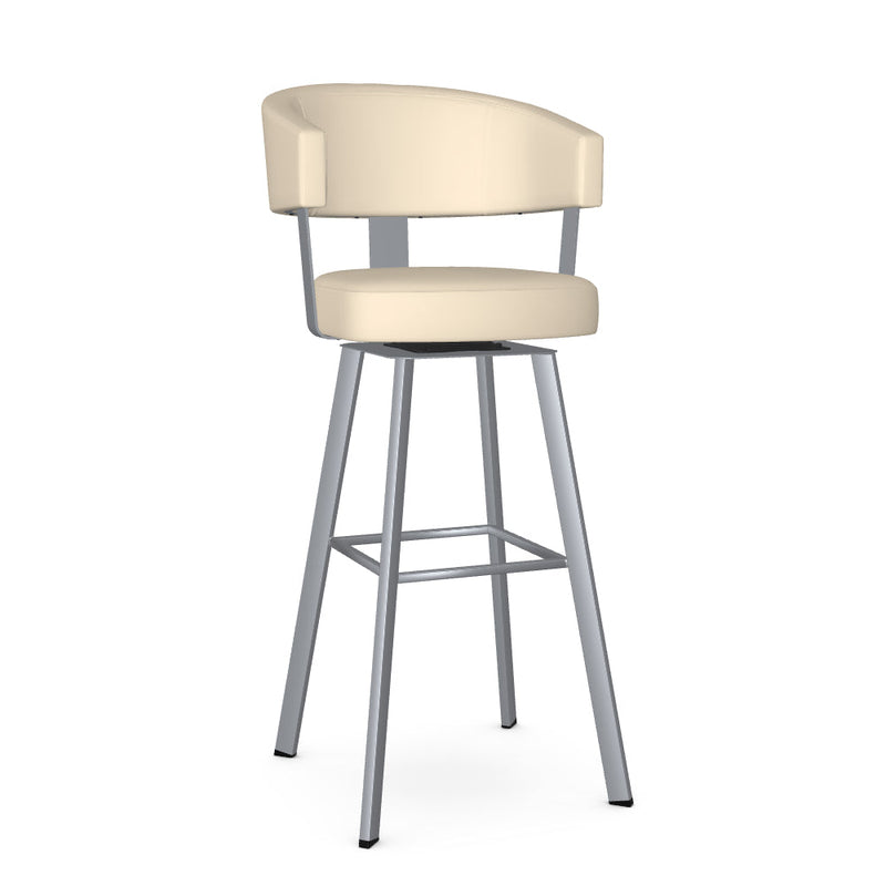Grissom Swivel Spectator Stool -Upholstered
