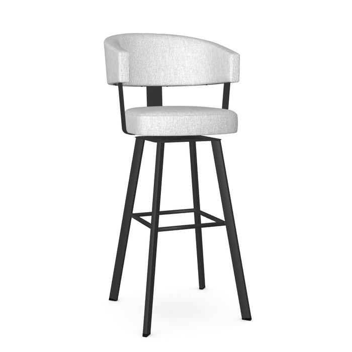 Grissom Swivel Spectator Stool -Upholstered