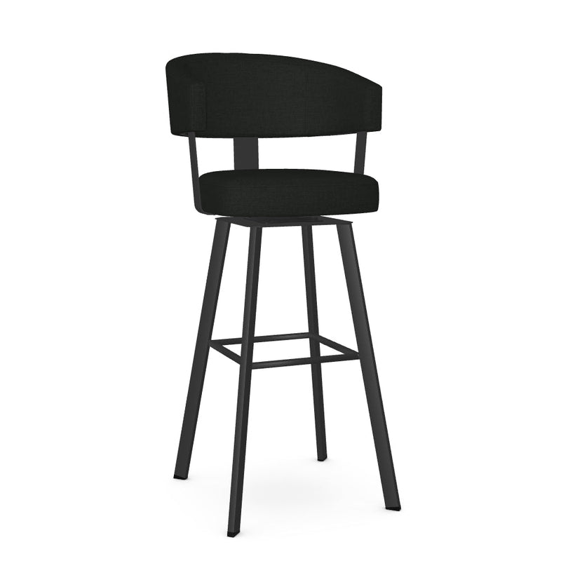 Grissom Swivel Spectator Stool -Upholstered
