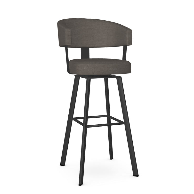 Grissom Swivel Spectator Stool -Upholstered