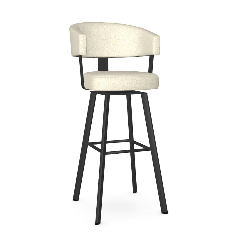 Grissom Swivel Spectator Stool -Upholstered