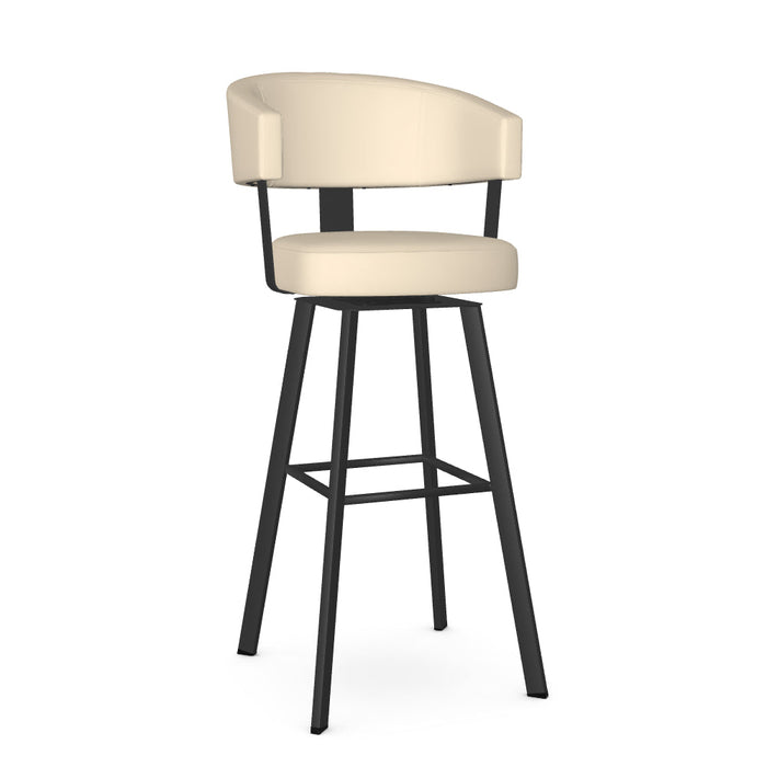 Grissom Swivel Spectator Stool -Upholstered