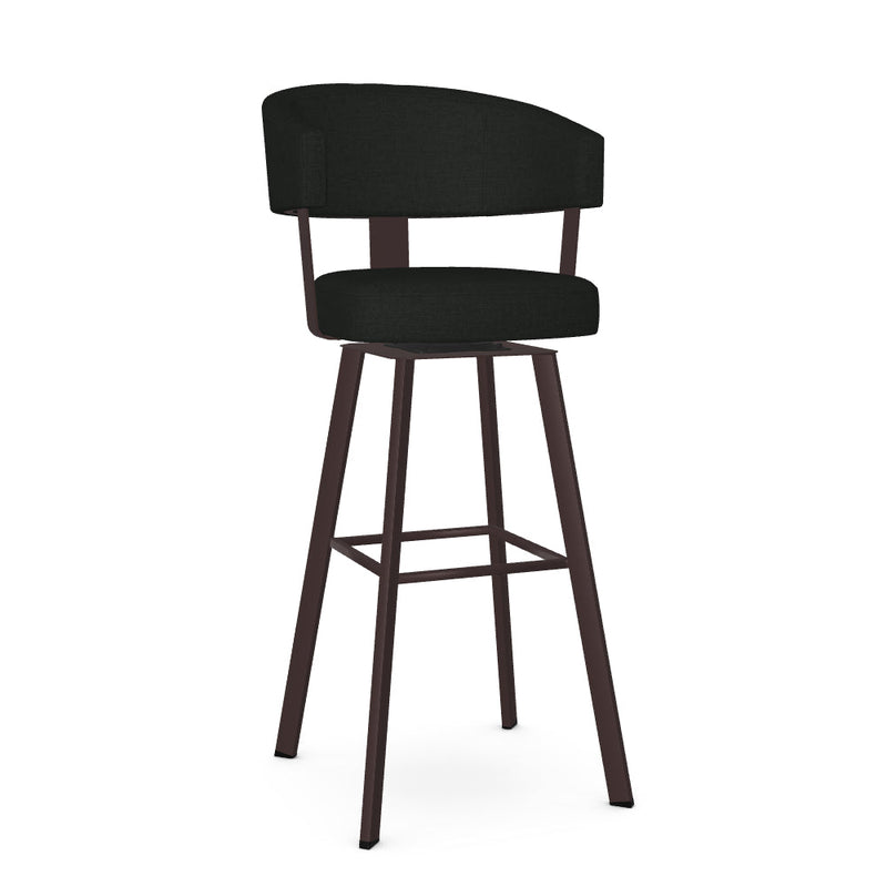 Grissom Swivel Spectator Stool -Upholstered