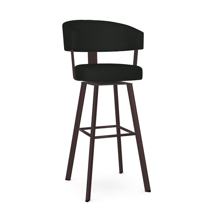 Grissom Swivel Spectator Stool -Upholstered