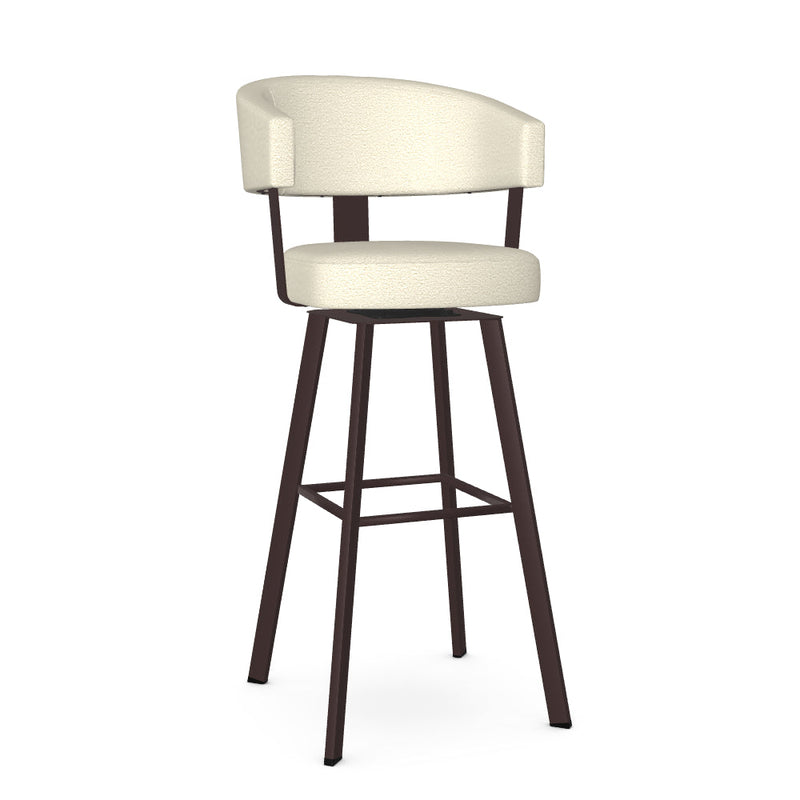 Grissom Swivel Spectator Stool -Upholstered