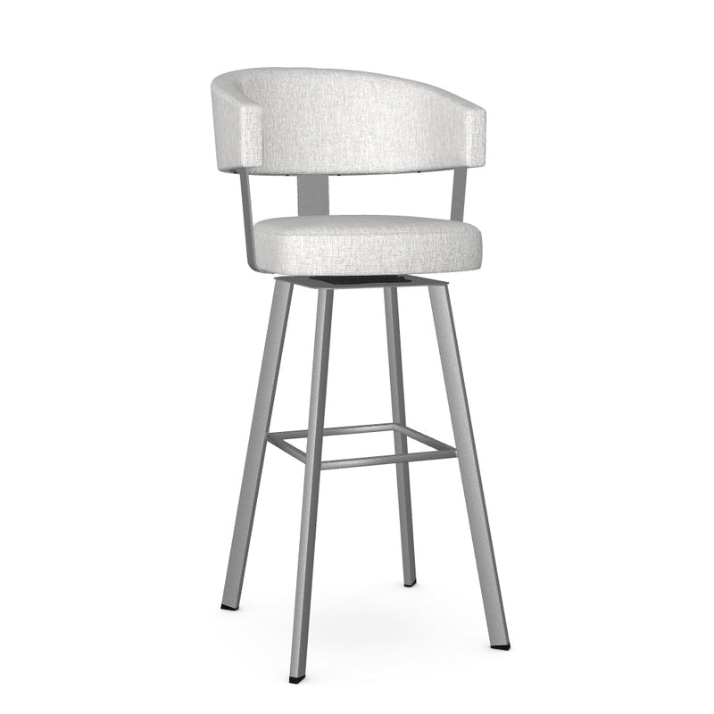Grissom Swivel Spectator Stool -Upholstered