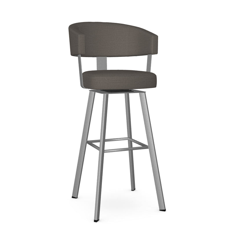 Grissom Swivel Spectator Stool -Upholstered