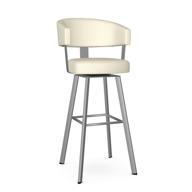Grissom Swivel Spectator Stool -Upholstered