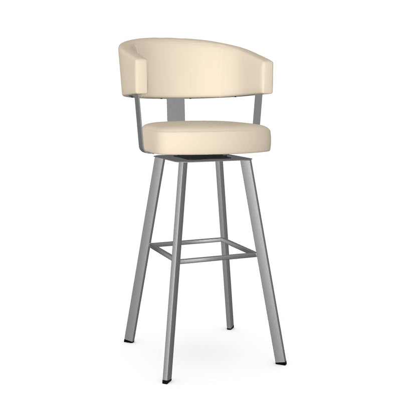Grissom Swivel Spectator Stool -Upholstered