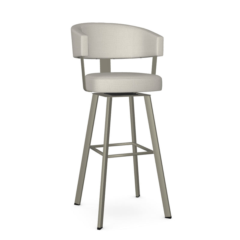 Grissom Swivel Spectator Stool -Upholstered