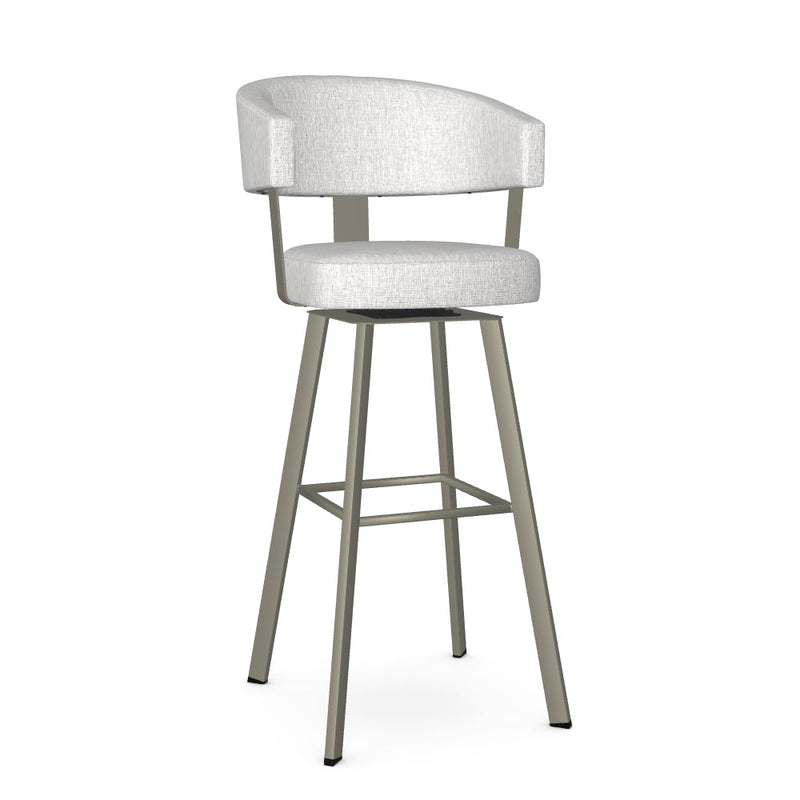 Grissom Swivel Spectator Stool -Upholstered