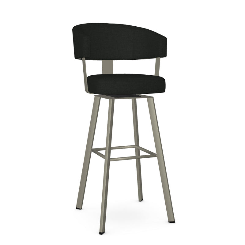 Grissom Swivel Spectator Stool -Upholstered