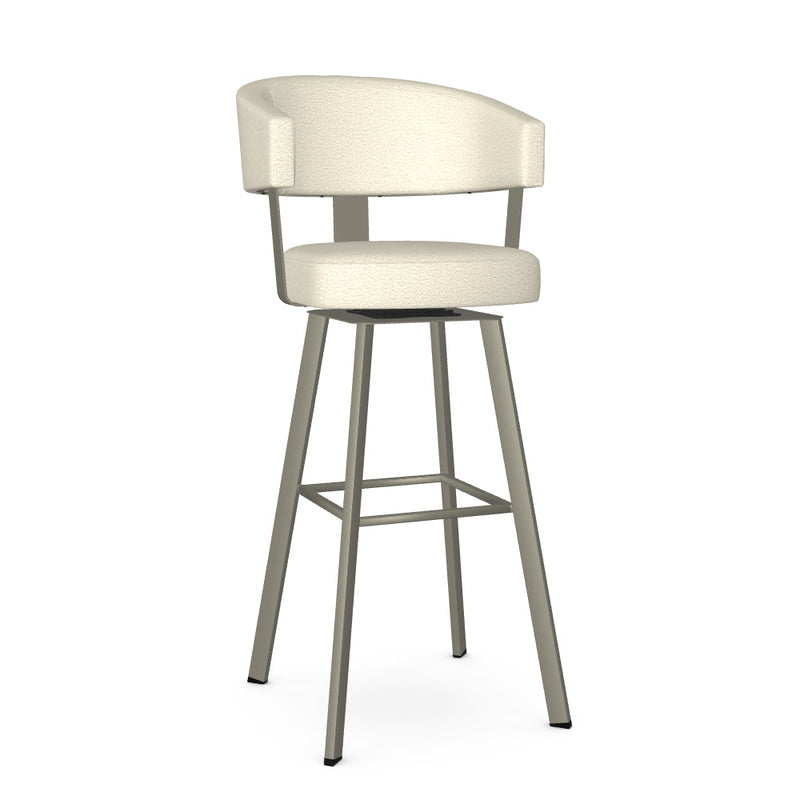 Grissom Swivel Spectator Stool -Upholstered