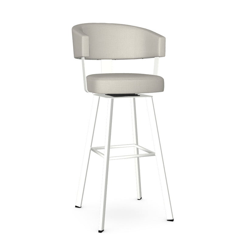Grissom Swivel Spectator Stool -Upholstered