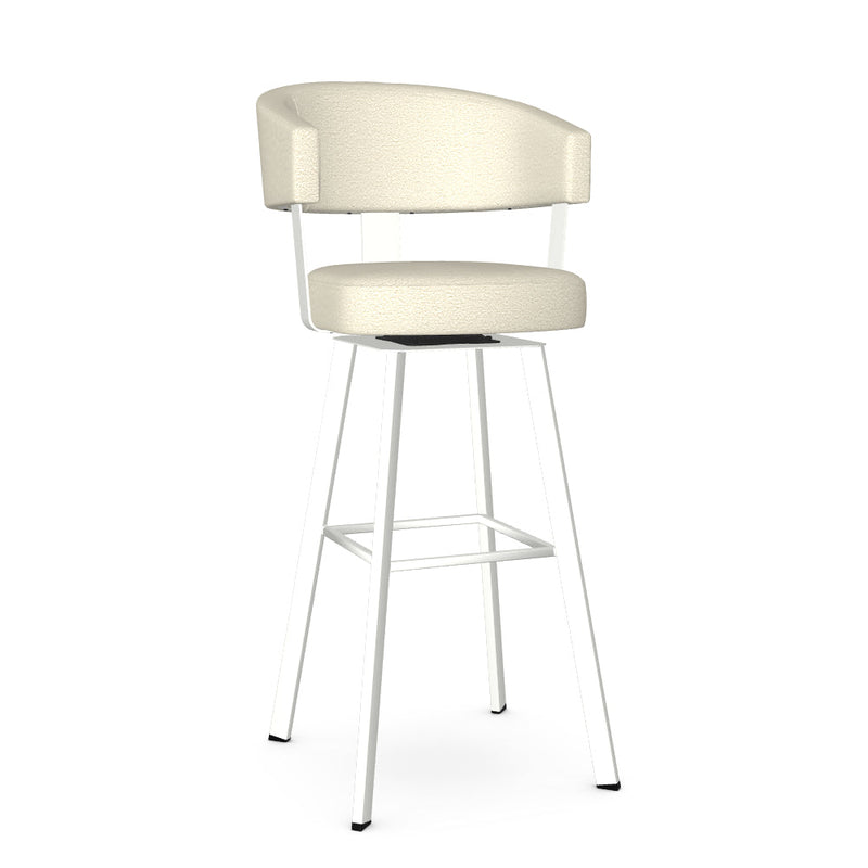 Grissom Swivel Spectator Stool -Upholstered