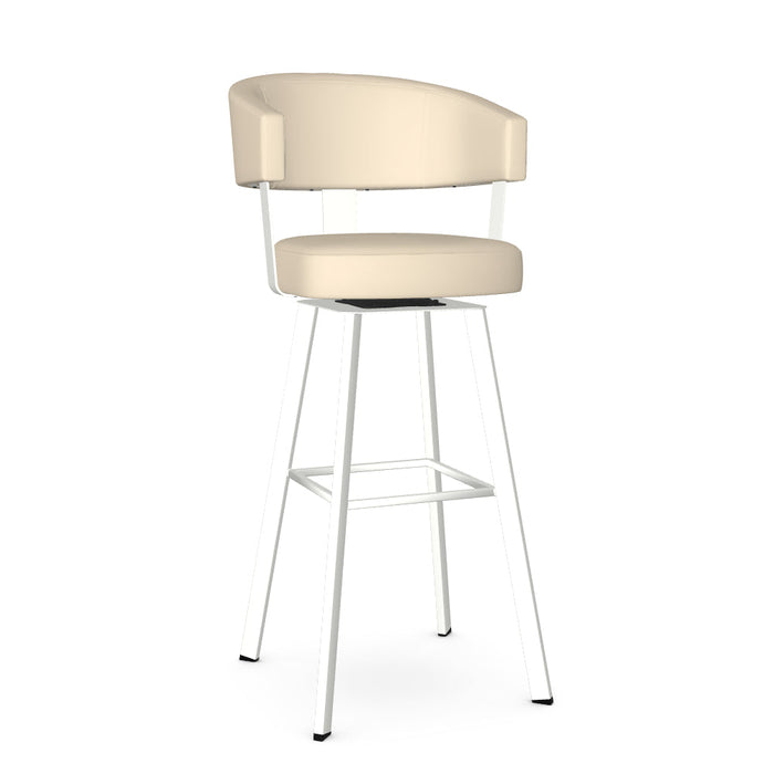 Grissom Swivel Spectator Stool -Upholstered