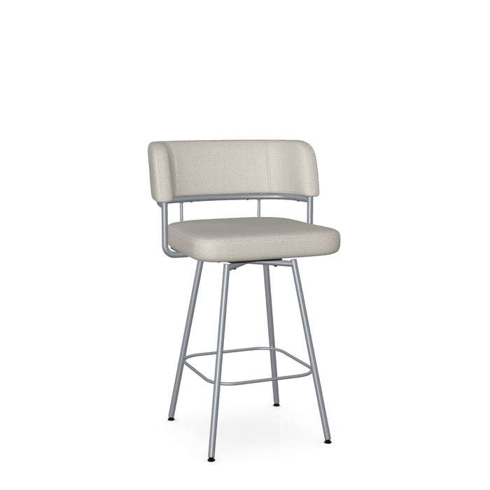 Enya Swivel Counter Stool -Upholstered
