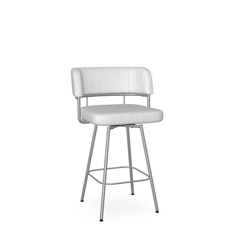 Enya Swivel Counter Stool -Upholstered