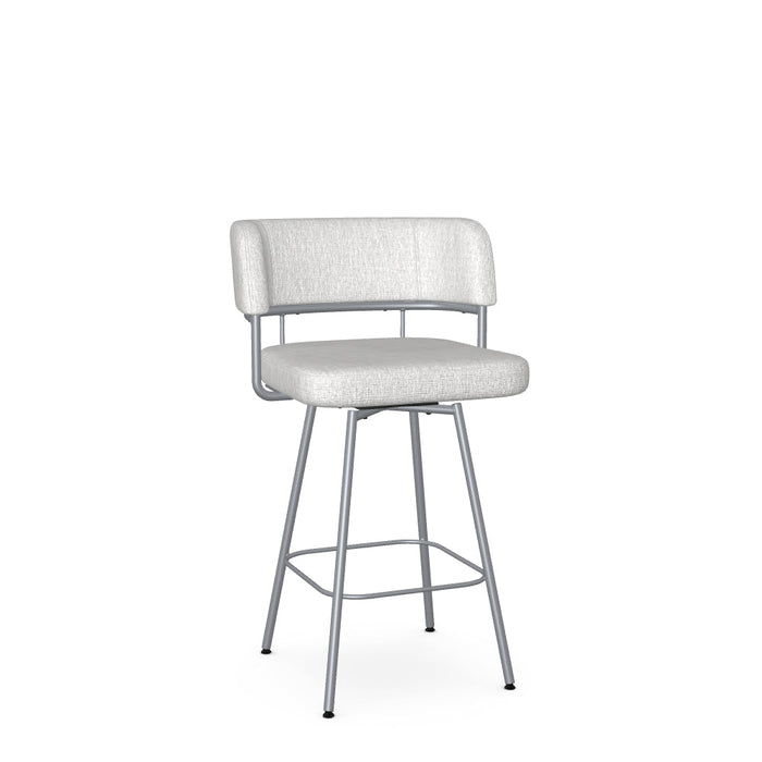 Enya Swivel Counter Stool -Upholstered