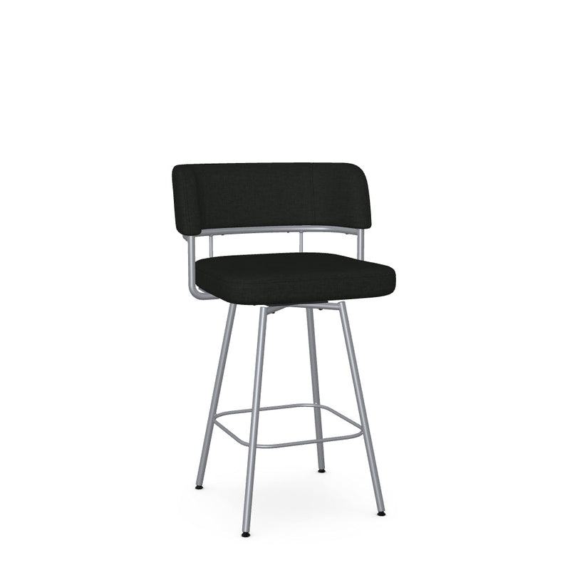 Enya Swivel Counter Stool -Upholstered