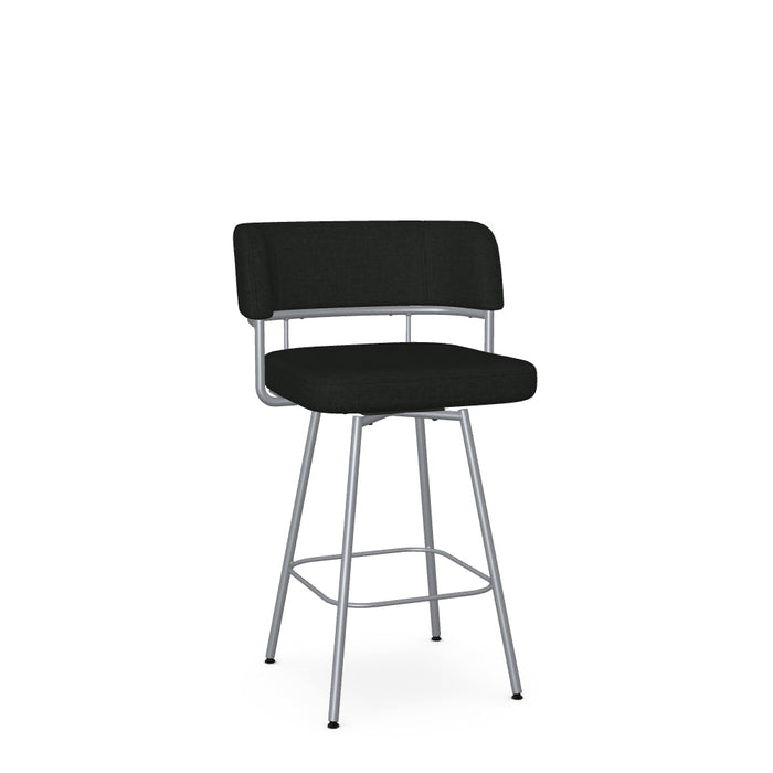 Enya Swivel Counter Stool -Upholstered
