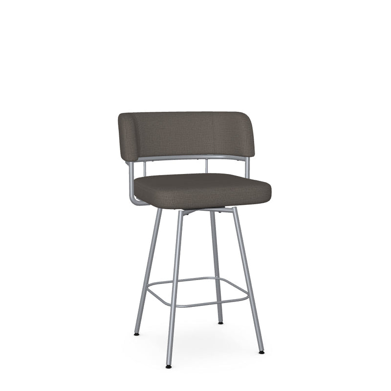 Enya Swivel Counter Stool -Upholstered