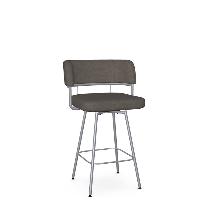 Enya Swivel Counter Stool -Upholstered