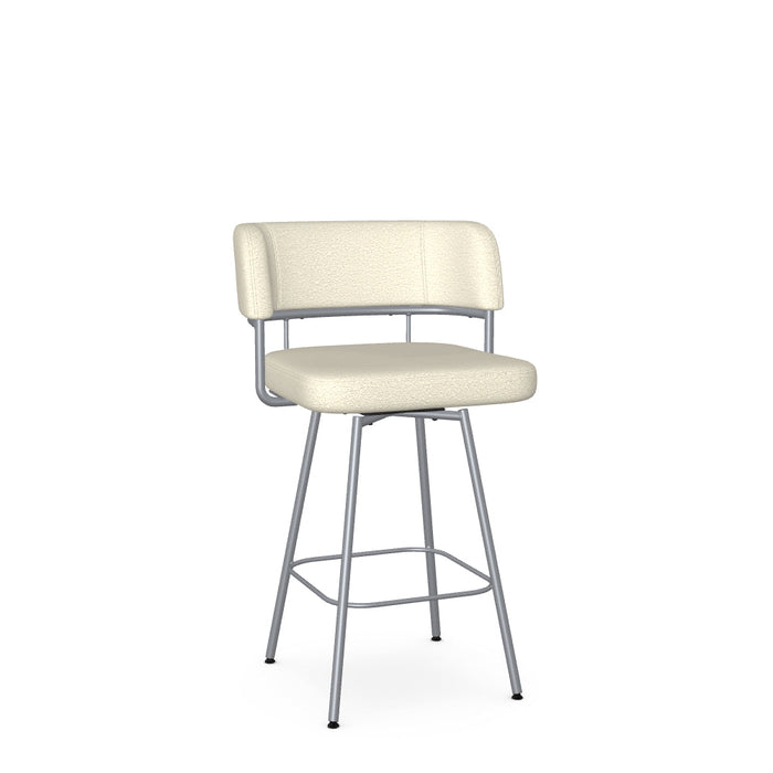 Enya Swivel Counter Stool -Upholstered