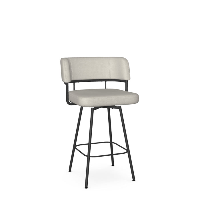 Enya Swivel Counter Stool -Upholstered