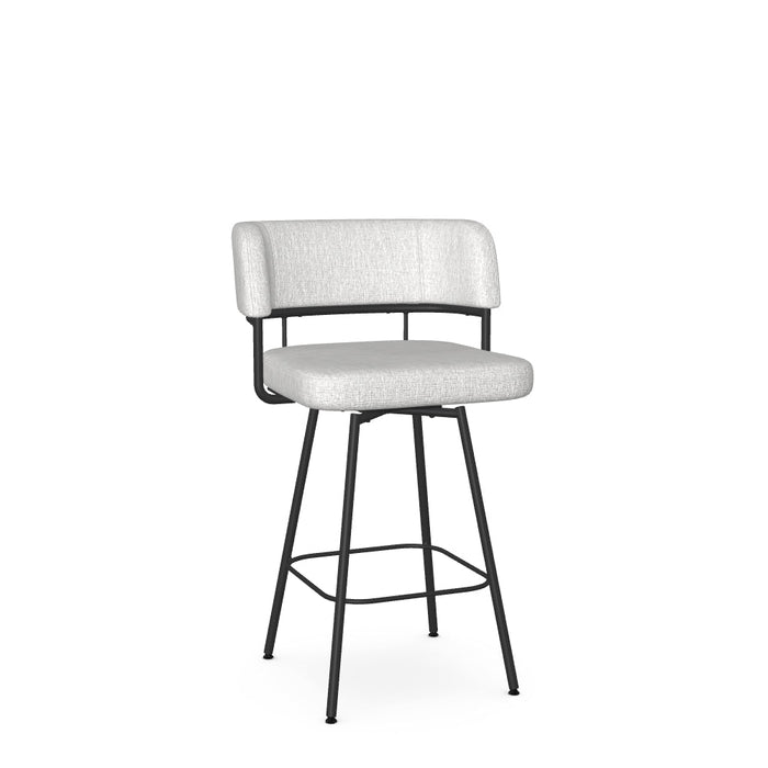 Enya Swivel Counter Stool -Upholstered