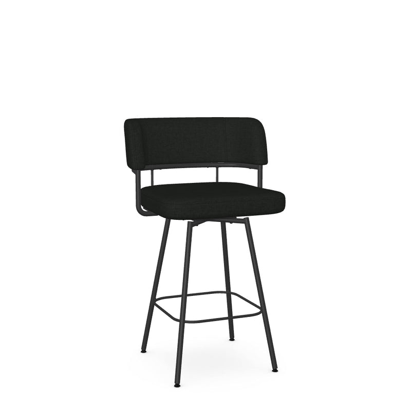 Enya Swivel Counter Stool -Upholstered