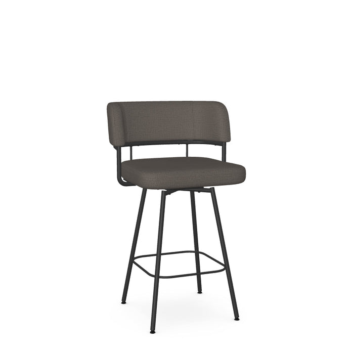 Enya Swivel Counter Stool -Upholstered