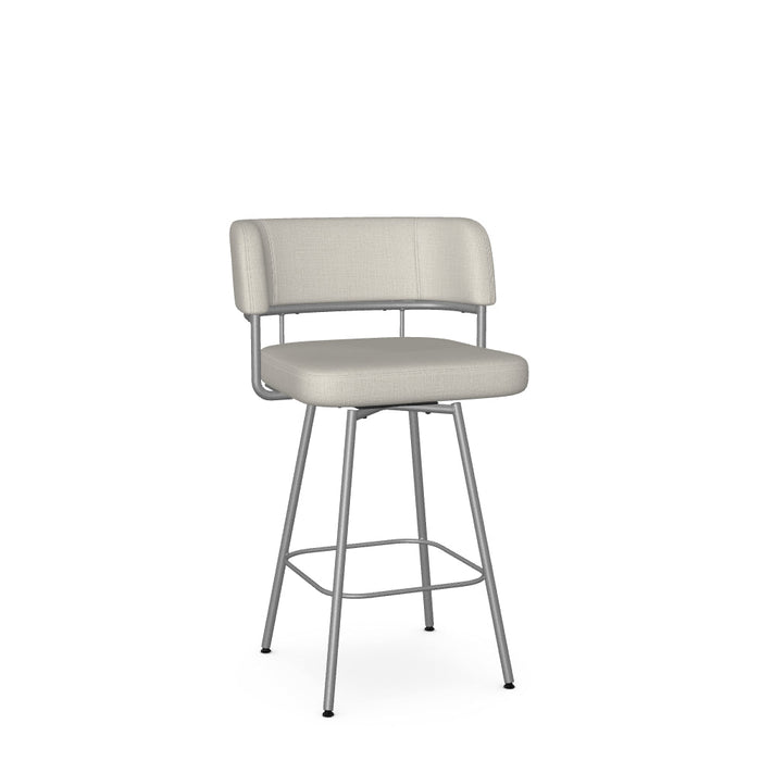 Enya Swivel Counter Stool -Upholstered
