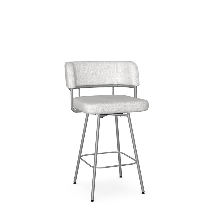 Enya Swivel Counter Stool -Upholstered