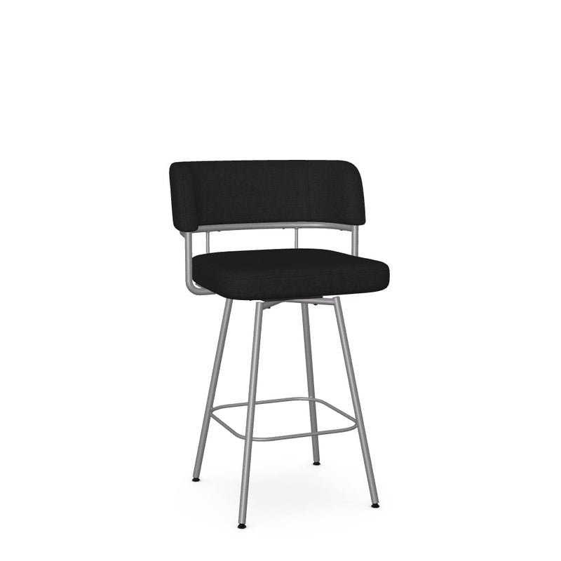 Enya Swivel Counter Stool -Upholstered