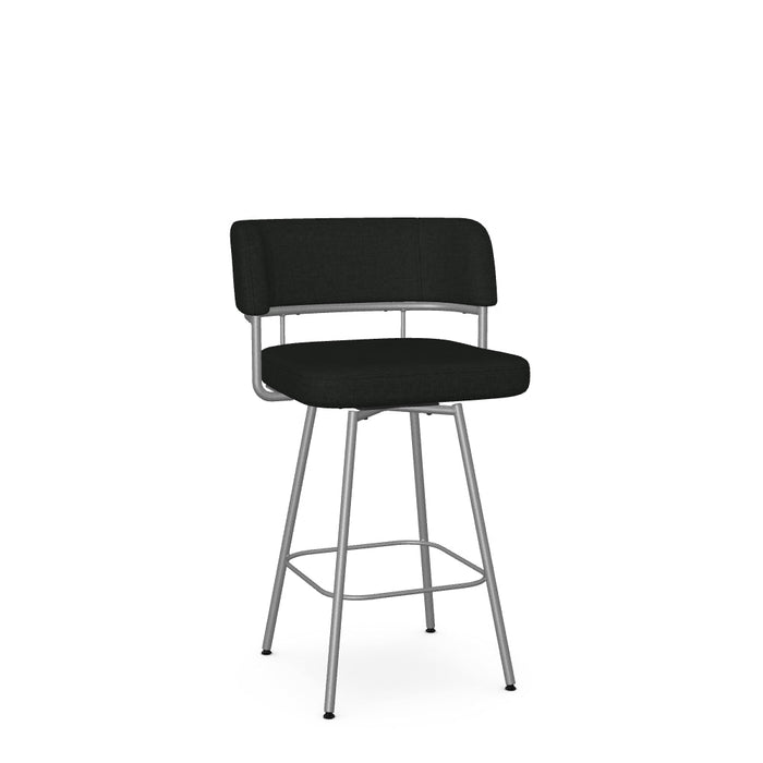 Enya Swivel Counter Stool -Upholstered