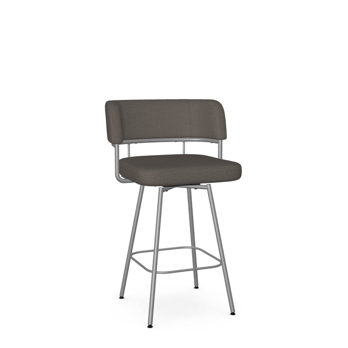 Enya Swivel Counter Stool -Upholstered