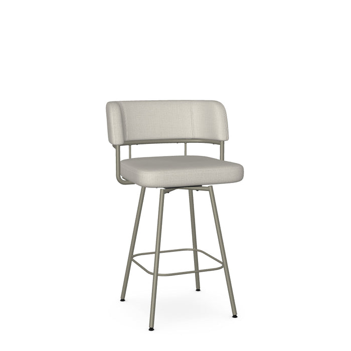 Enya Swivel Counter Stool -Upholstered