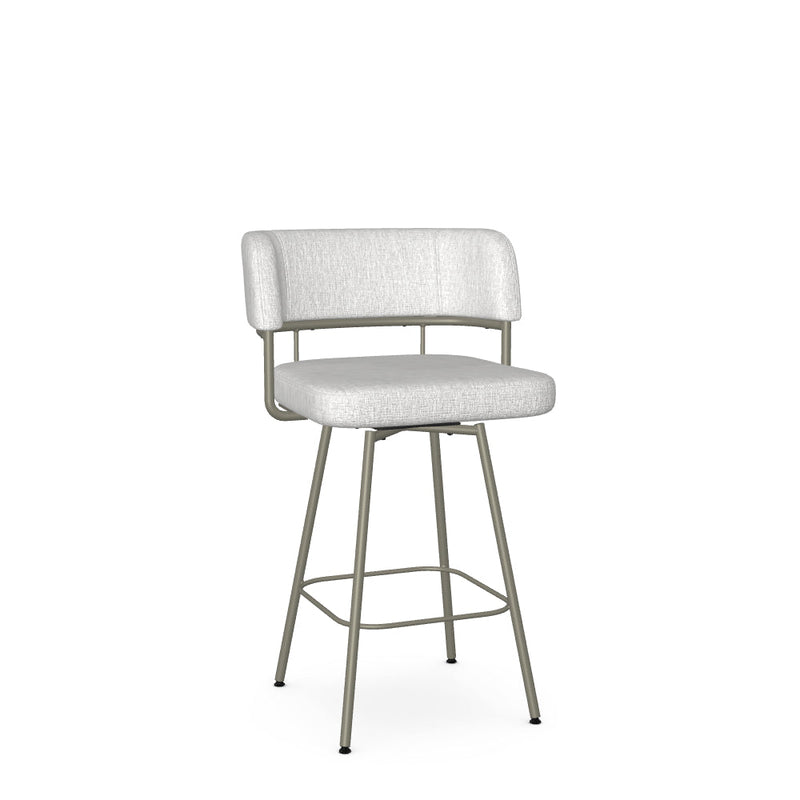 Enya Swivel Counter Stool -Upholstered