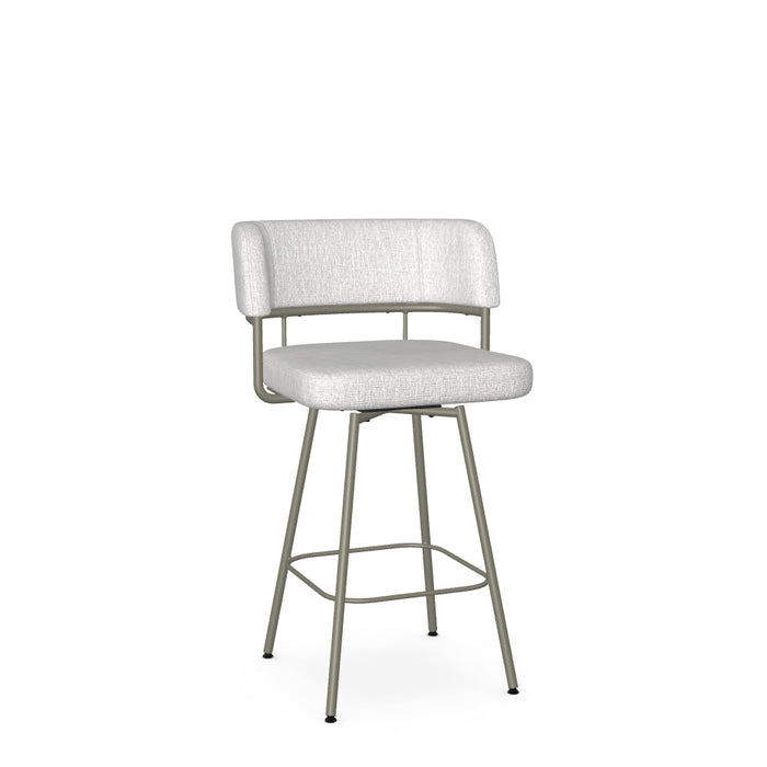 Enya Swivel Counter Stool -Upholstered
