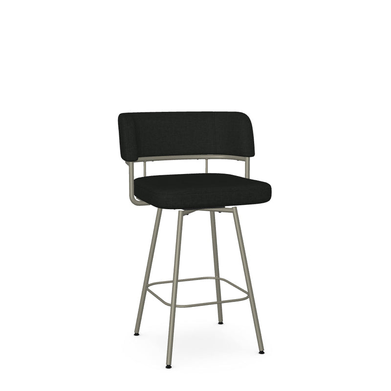 Enya Swivel Counter Stool -Upholstered