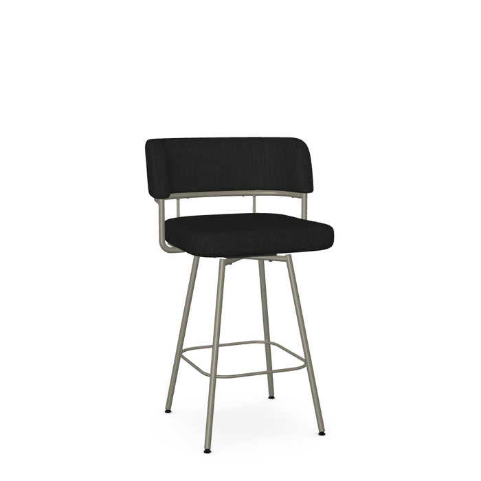 Enya Swivel Counter Stool -Upholstered