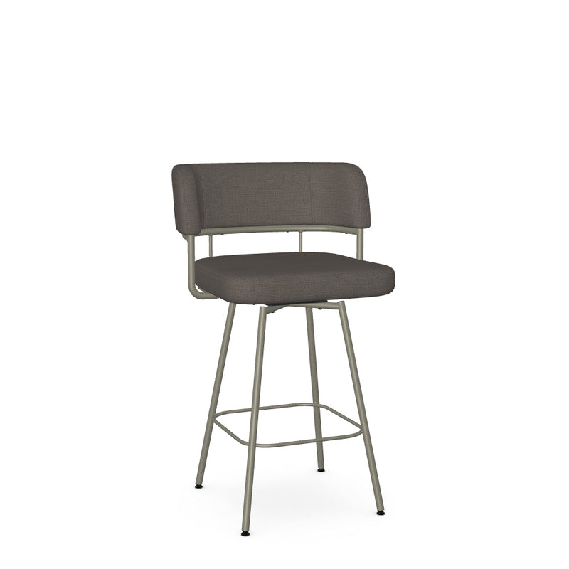 Enya Swivel Counter Stool -Upholstered