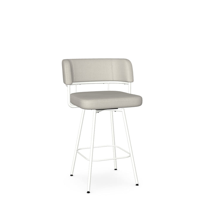 Enya Swivel Counter Stool -Upholstered