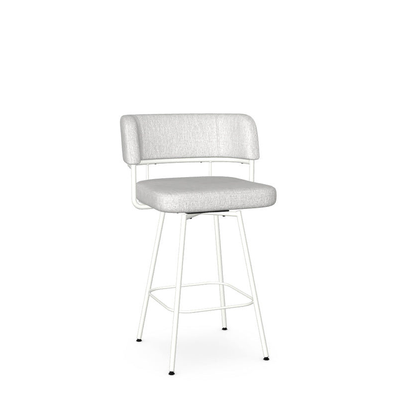 Enya Swivel Counter Stool -Upholstered