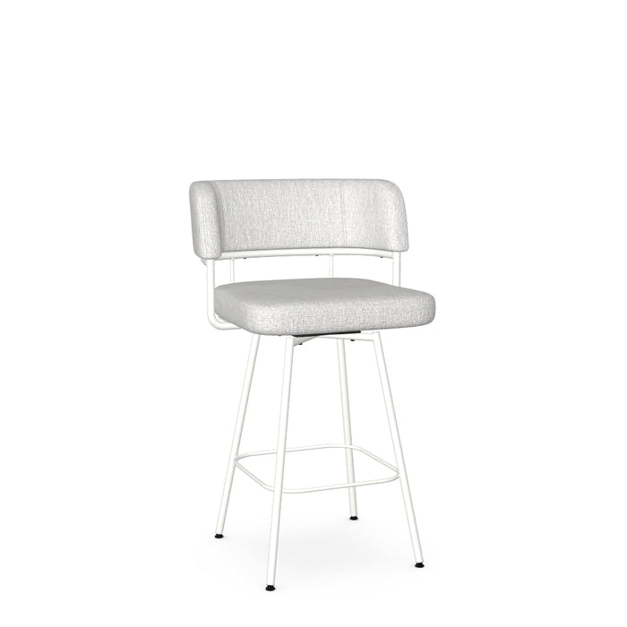 Enya Swivel Counter Stool -Upholstered