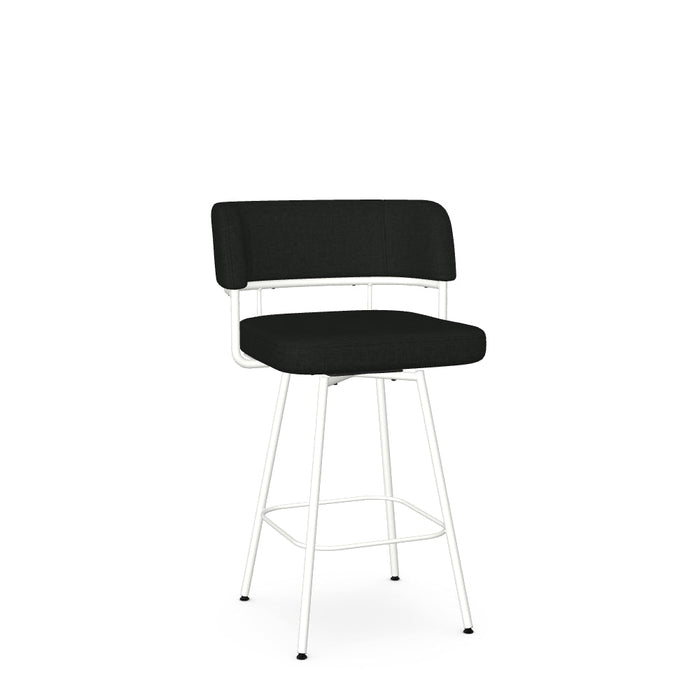 Enya Swivel Counter Stool -Upholstered