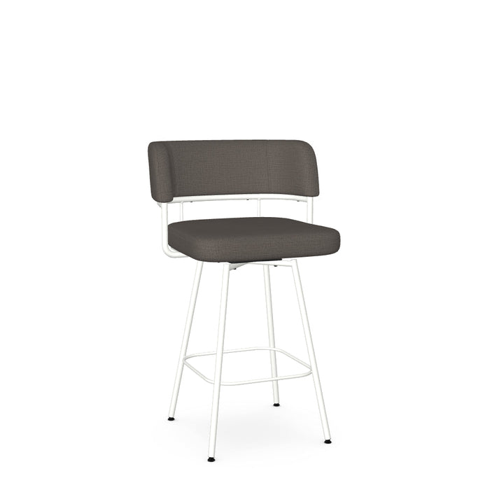 Enya Swivel Counter Stool -Upholstered